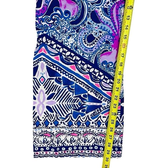 Lilly Pulitzer Bal Harbour Palazzo Paisley Multicolor  Pull On Pants XXS NWOT - Picture 10 of 12